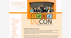 Desktop Screenshot of ducon-consulting.de