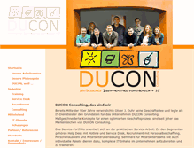 Tablet Screenshot of ducon-consulting.de